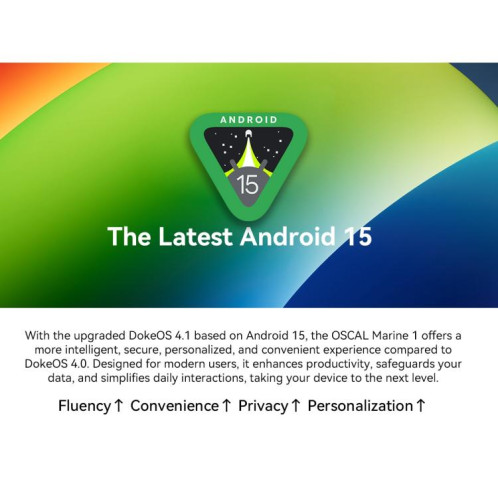  Blackview Oscal Marine 1, 4 Go + 128 Go, écran 6,56 pouces, Android 15, processeur Unisoc UMS9230E T615 Octa Core, réseau : 4G, OTG, NFC (orange) SB101A987-050